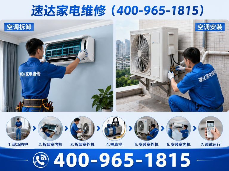 白沙中央空调维修展示图